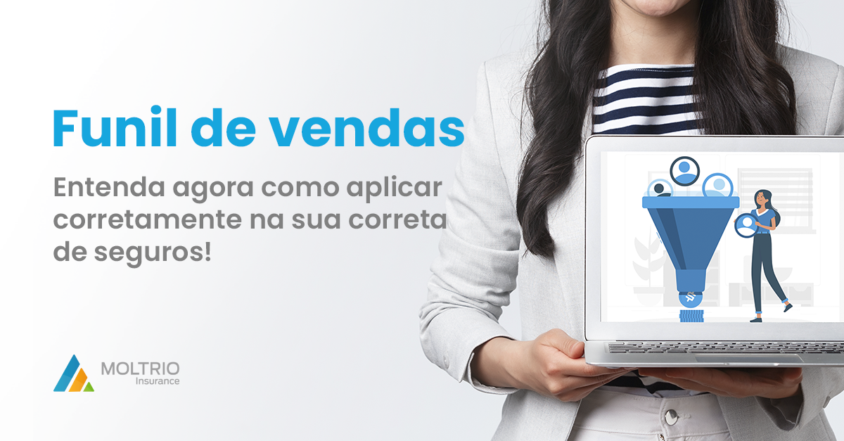 Funil de vendas para corretoras de seguros