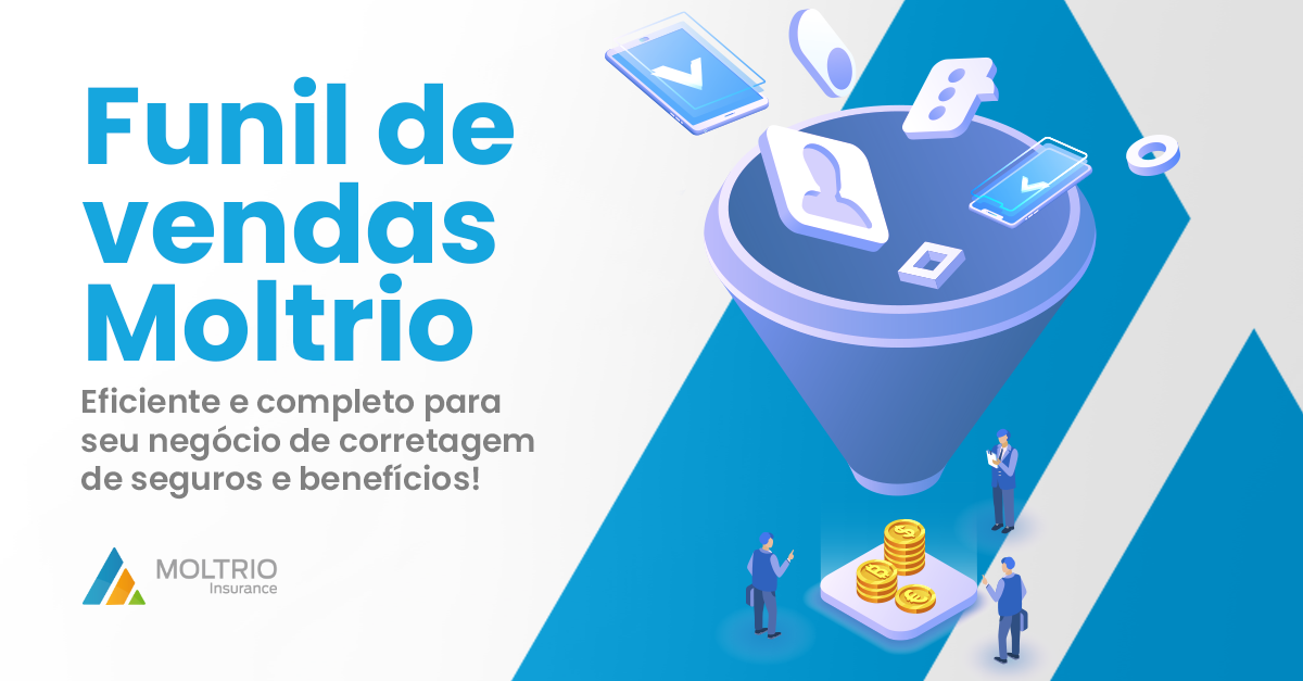 Funil de vendas para corretoras de seguros e saúde